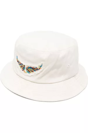 Zadig & Voltaire Wings-patch cotton bucket hat