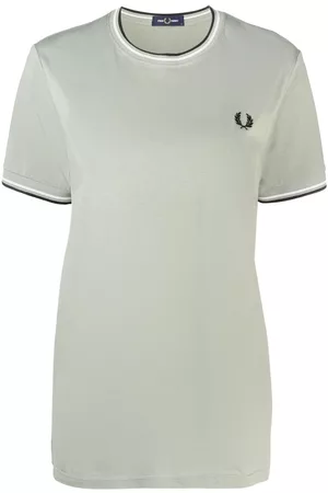 Fred Perry Women Short Sleeve - Embroidered-logo cotton T-shirt