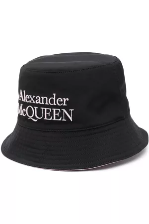 Alexander McQueen Men Hats - Embroidered-logo bucket logo
