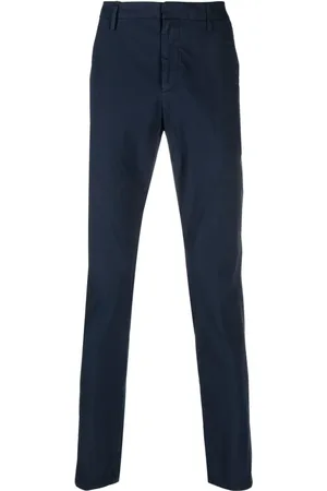Dondup Pressed-crease slim-cut trousers