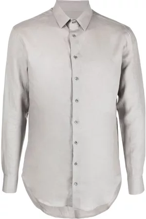 Armani Men Long sleeves - Long-sleeve linen shirt