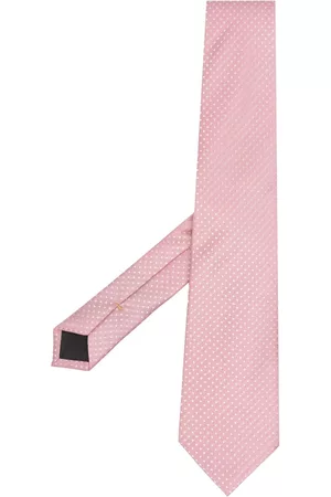 CANALI Polka-dot silk tie