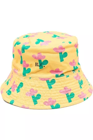 Bobo Choses Girls Hats - Reversible printed bucket hat
