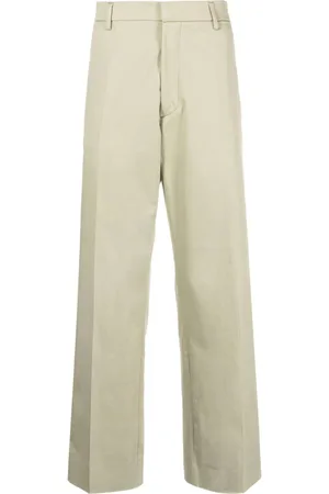 There Was One Straight-leg cotton trousers