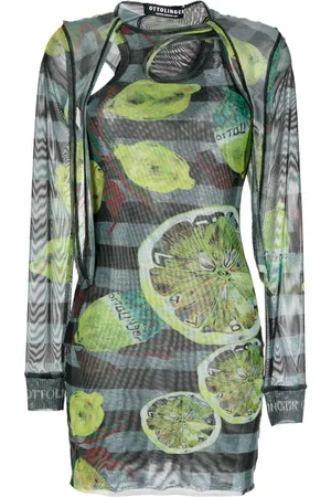 OTTOLINGER Graphic-print hooded dress