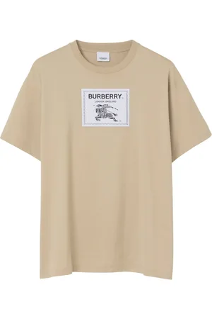 Burberry Logo-patch cotton T-shirt