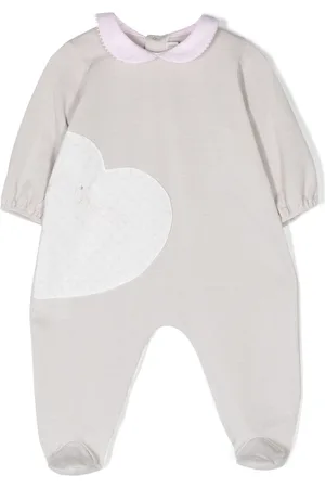 LA STUPENDERIA Heart-patch cotton pajamas