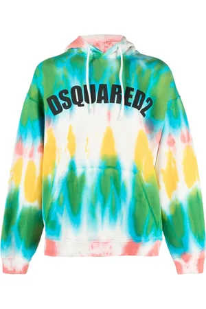 Dsquared2 Tie-dye cotton hoodie