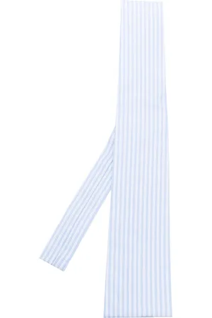 Comme des Garçons Vertical-stripe cotton poplin tie