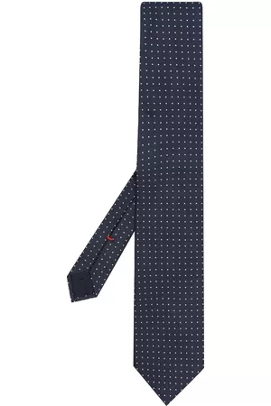 Lady Anne Polka dot embroidery tie