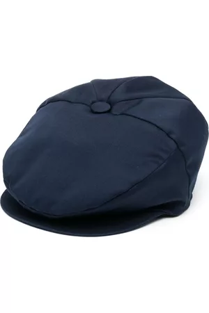 COLORICHIARI Flat-peak cotton beret