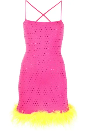 Chiara Ferragni Ostrich-feather dress