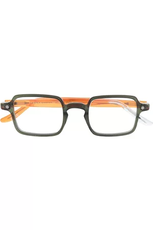 SNOB Removable tinted-lenses square-frame glasses