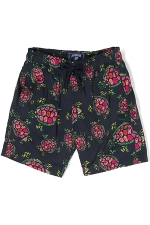 Vilebrequin Floral-print drawstring swimming shorts