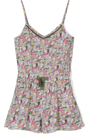 Zadig & Voltaire X Core Cho graphic-print sleeveless playsuit