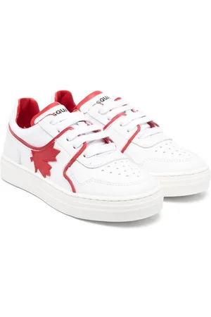 Dsquared2 Maple leaf-patch sneakers