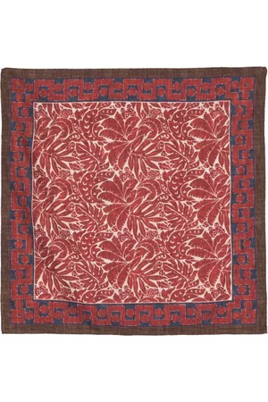 Lady Anne Men Ties - Patterned floral-print handkerchief