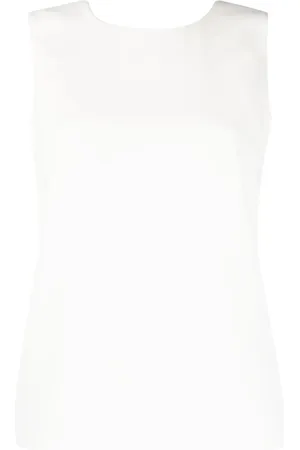 P.A.R.O.S.H. Keyhole-detail sleeveless blouse
