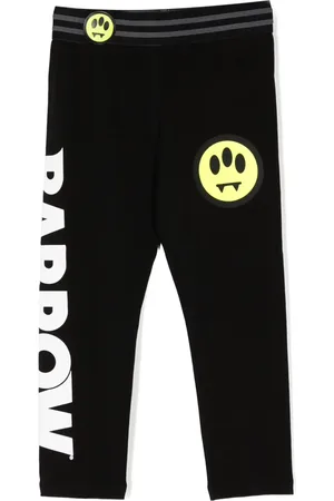 BARROW Logo-print cotton leggings