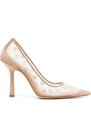 Alexander Wang Women's Delphine Embellished Mesh Pumps