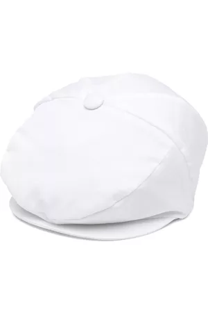 COLORICHIARI Flat-peak cotton beret