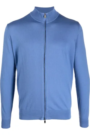 corneliani Fine-knit zip-up cardigan
