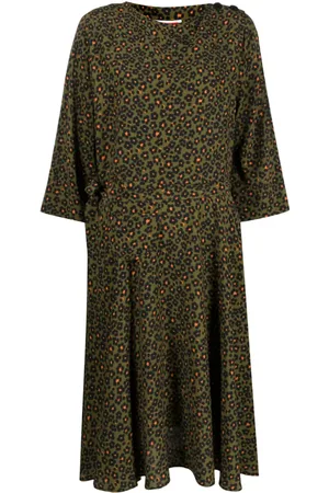 Kenzo Leopard-print midi dress
