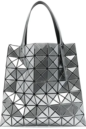 Issey Miyake Prism metallic-finish tote bag