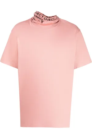 Y / PROJECT Logo-tape cut-out T-shirt