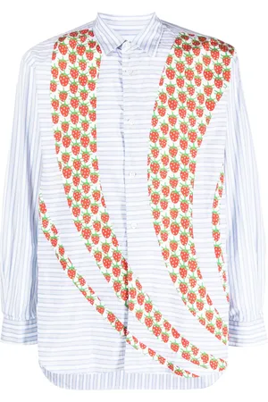Comme des Garçons Strawberry-print detail shirt
