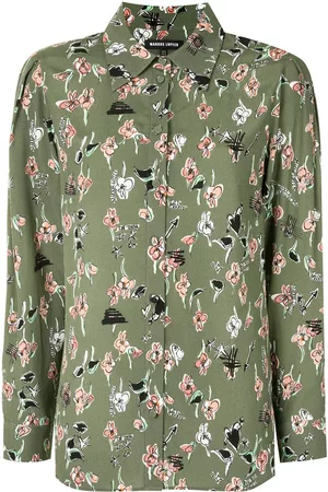 Markus Lupfer Women Tops - Floral sketch shirt