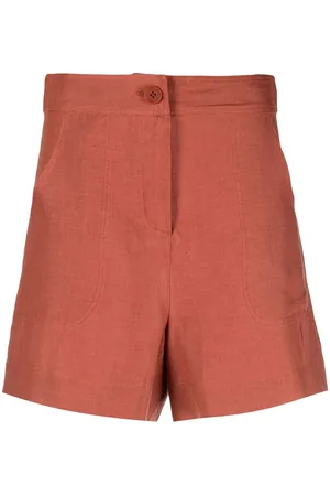 ERES High-rise linen shorts