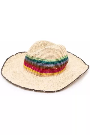 Paul Smith Women Hats - Interwoven raffia sun hat