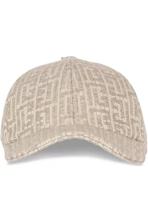 Balmain Monogram-pattern cap