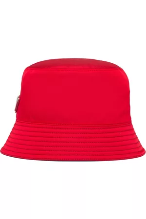 Prada Logo plaque bucket hat