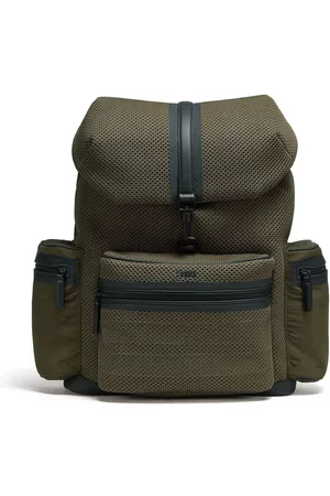 Z Zegna Men Rucksacks - Mesh-design multiple-pocket backpack
