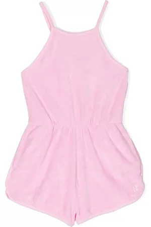 Hundred Pieces Sleeveless terry-cotton romper