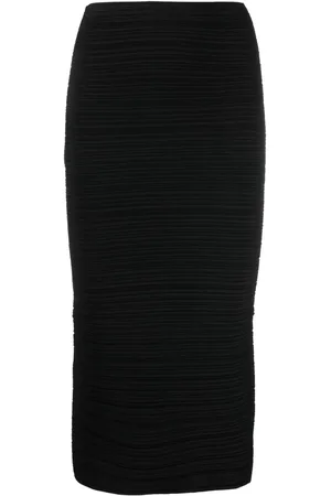 Serafini Pleated midi skirt
