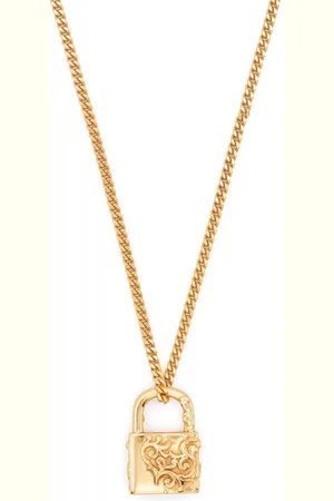 EMANUELE BICOCCHI Arabesque padlock pendant necklace