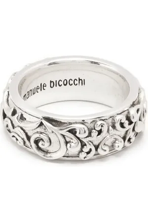 EMANUELE BICOCCHI Large Arabesque band ring