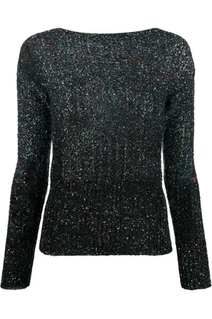 Maison Margiela Sequin-embellished knitted jumper