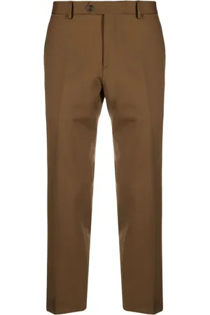 LARDINI Straight-leg wool trousers