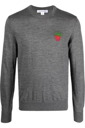 Comme des Garçons Embroidered crew-neck jumper