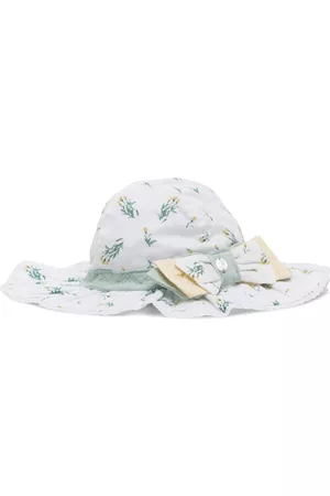 PATACHOU Floral-print wide-brim hat