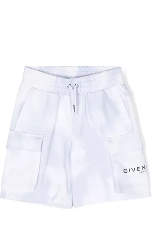 Givenchy Logo-print tie-dye shorts