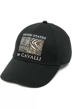 Roberto Cavalli Logo-embroidered baseball cap