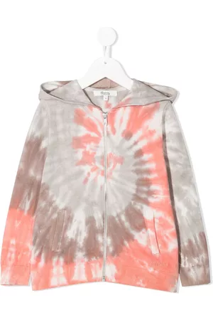 BONPOINT Boys Neckties - Tie-dye zipped hoodie