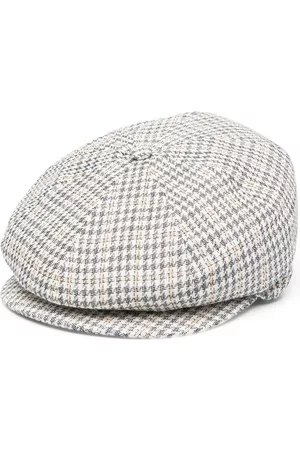 Borsalino Caps - Ubaldo plaid-check cap