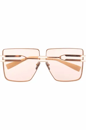 Balmain Oversized rimless police-style sunglasses