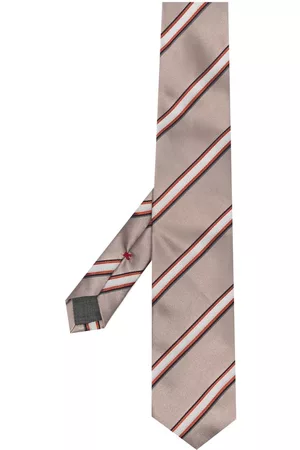 Brunello Cucinelli Striped pointed tie